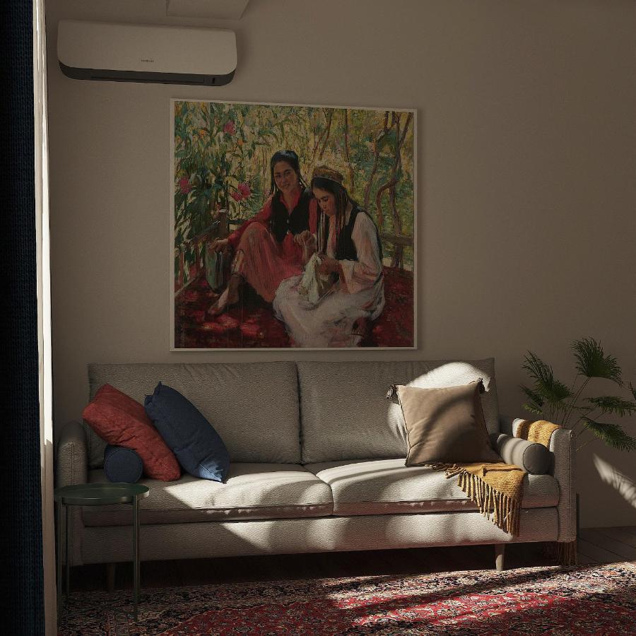 Blueloft 52 I Tashkent Apartment With Balcony Экстерьер фото